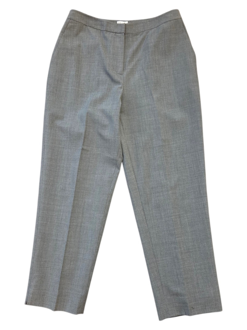 LOFT Gray High-Rise Straight-Leg Dress Pants Trouser - Petite Size 8P